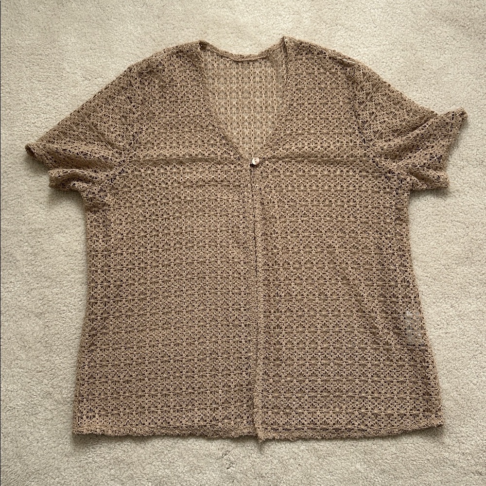 Jessica Tan Lace Cardigan